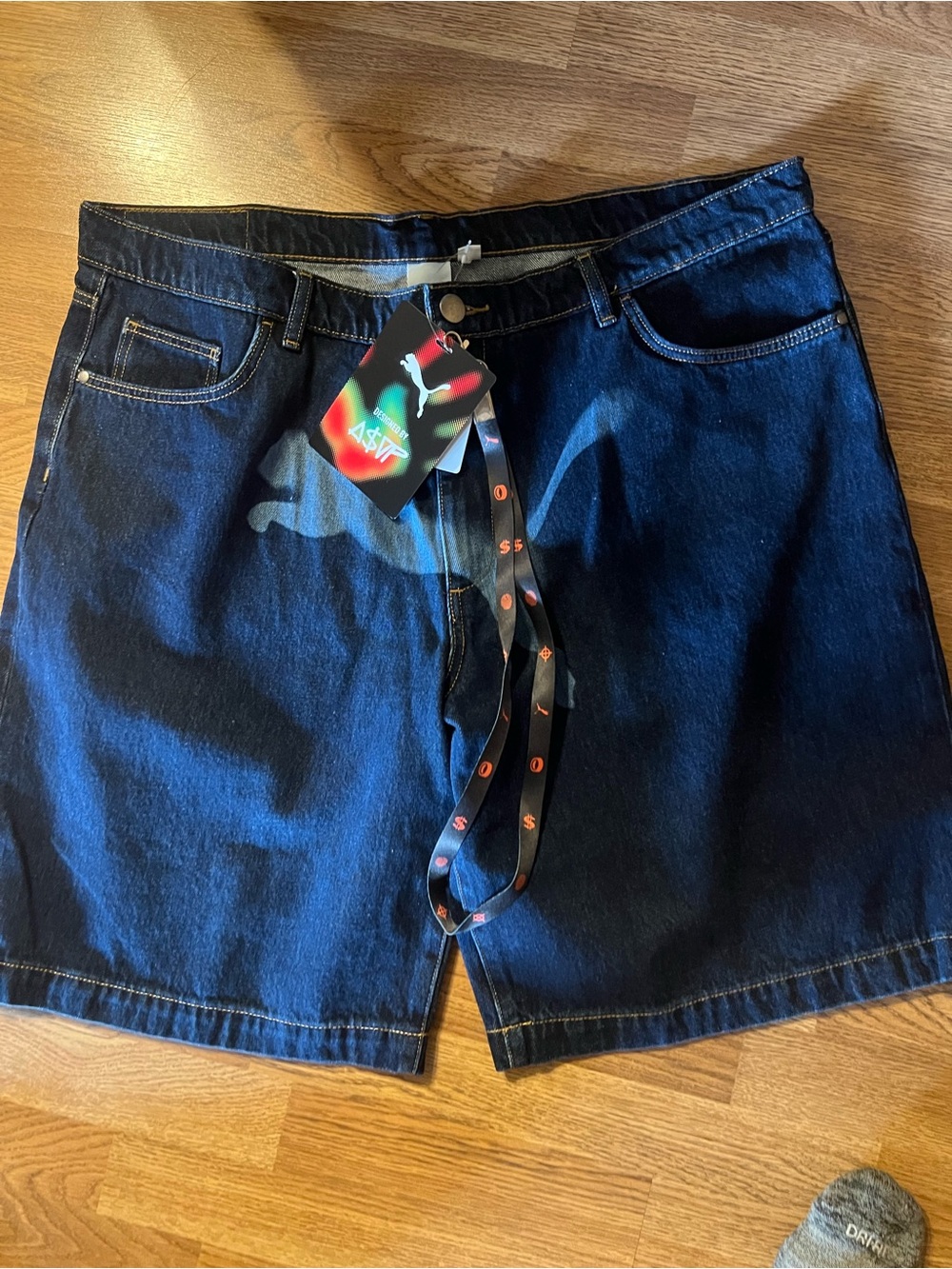 Mens Puma A$AP Rocky Denim Shorts (631066 01) Size 40
